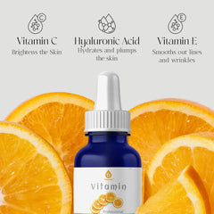 Pursonic Vitamin C Serum texture close-up shows a lightweight, smooth formula.