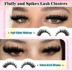 PVDKIW manga upper lashes for a dramatic, eye-catching style