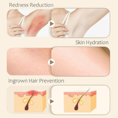 QAH Furré oil glide demonstrates feather-light, fast absorption on skin