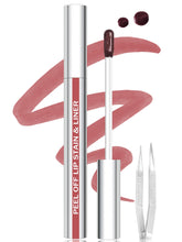 QCMME lip stain peel-off liner with tweezer for precise contouring and quick prep