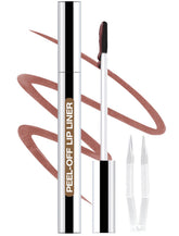 QCMME Lip Liner Stain Peel Off with Tweezer creates precise outlines for flawless lip shape.