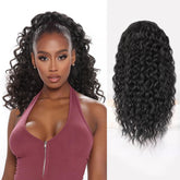 QGZ Ponytail Extension drawstring 18 inch adds instant volume for everyday hairstyles.
