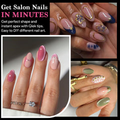 QIEK 15 sizes ensure effortless size matching for natural-looking manicures.