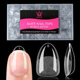 QIEK 510pcs almond nail tips offer precise sizes for a flawless fit.