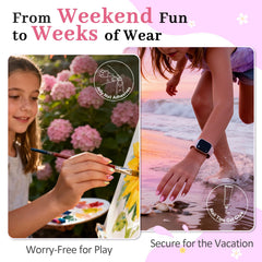 QIEK colorful flower design nails to brighten outfits