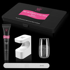 QIEK nail tips kit pre-built apex for stronger extensions and quicker results
