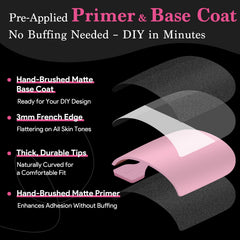 QIEK pre-primed base coat tips ready for quick DIY application.