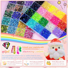 qiipii 24 crystal rhinestones for crisp sparkle