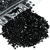 qiipii 3000pcs black rhinestones flatback for sparkling crafts