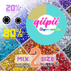 Qiipii box shows B7000 glue included for crafting projects.