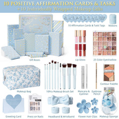 Qinline affirmation cards unboxing highlighting motivational messages for self-discovery and confidence.