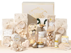 Qinline preserved rose in glass dome enhances elegant home spa decor