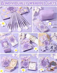 Qinline rose-gold makeup mirror, portable touch-up companion for on-the-go glam.