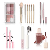 QIONG all in one makeup kit palette with 10 colors for versatile looks