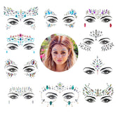 Qiseven face gems mermaid collection for dazzling festival looks and photos.