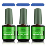 QIUFSSE Magic Remover Gel Polish bottle close-up showing fast removal.