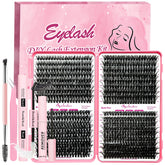 Qiveaory diy lash extension kit box for at-home lash styling essentials.