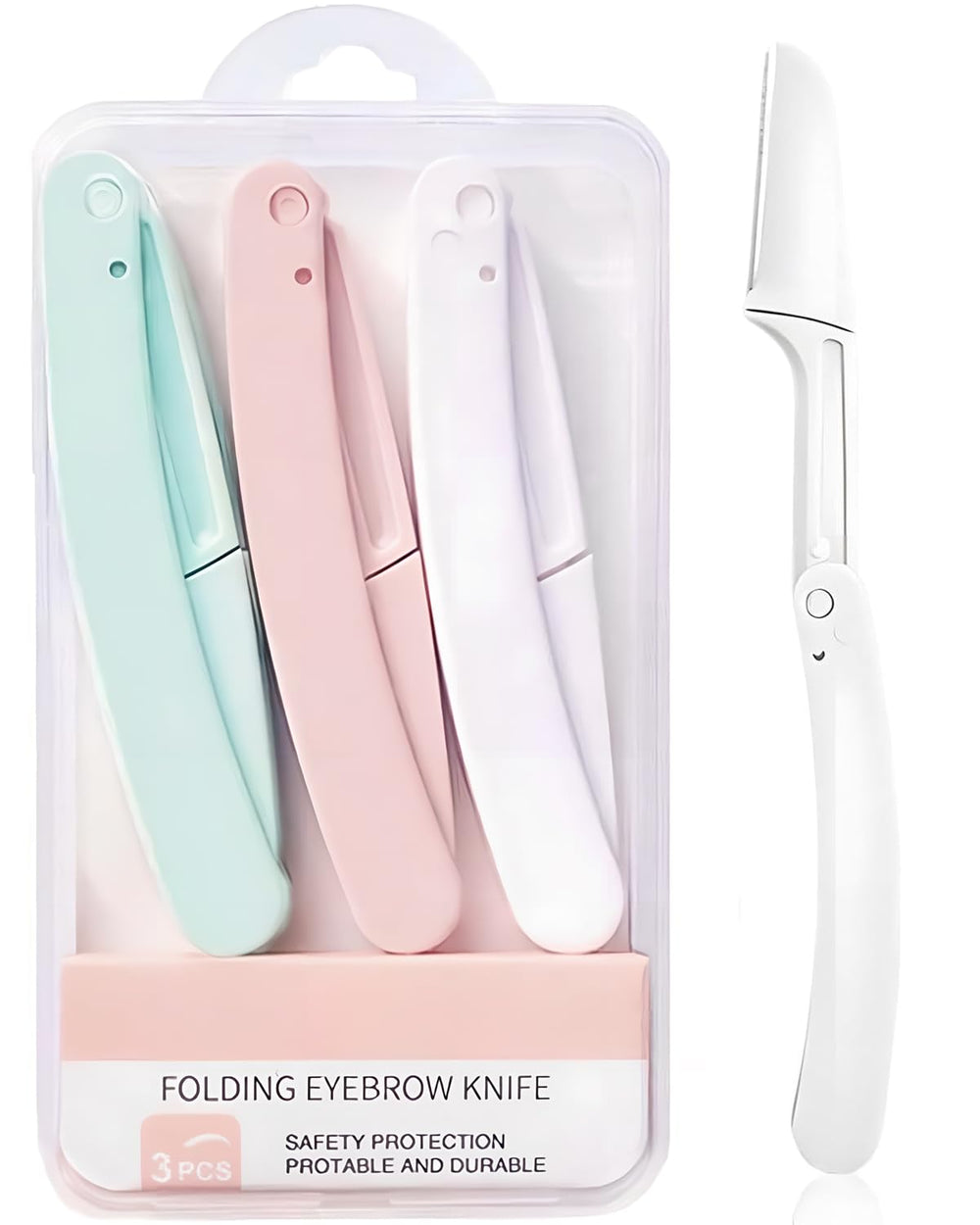 Qivorimith dermaplaning razor for the face with safe blades for smooth skin.