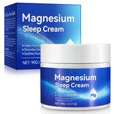QJCWXIAOX magnesium cream jar close-up showing rich texture for skin nourishment.