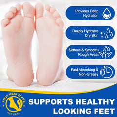 QJCWXIAOX Urea Foot Care Stick applied to heel for precise care.