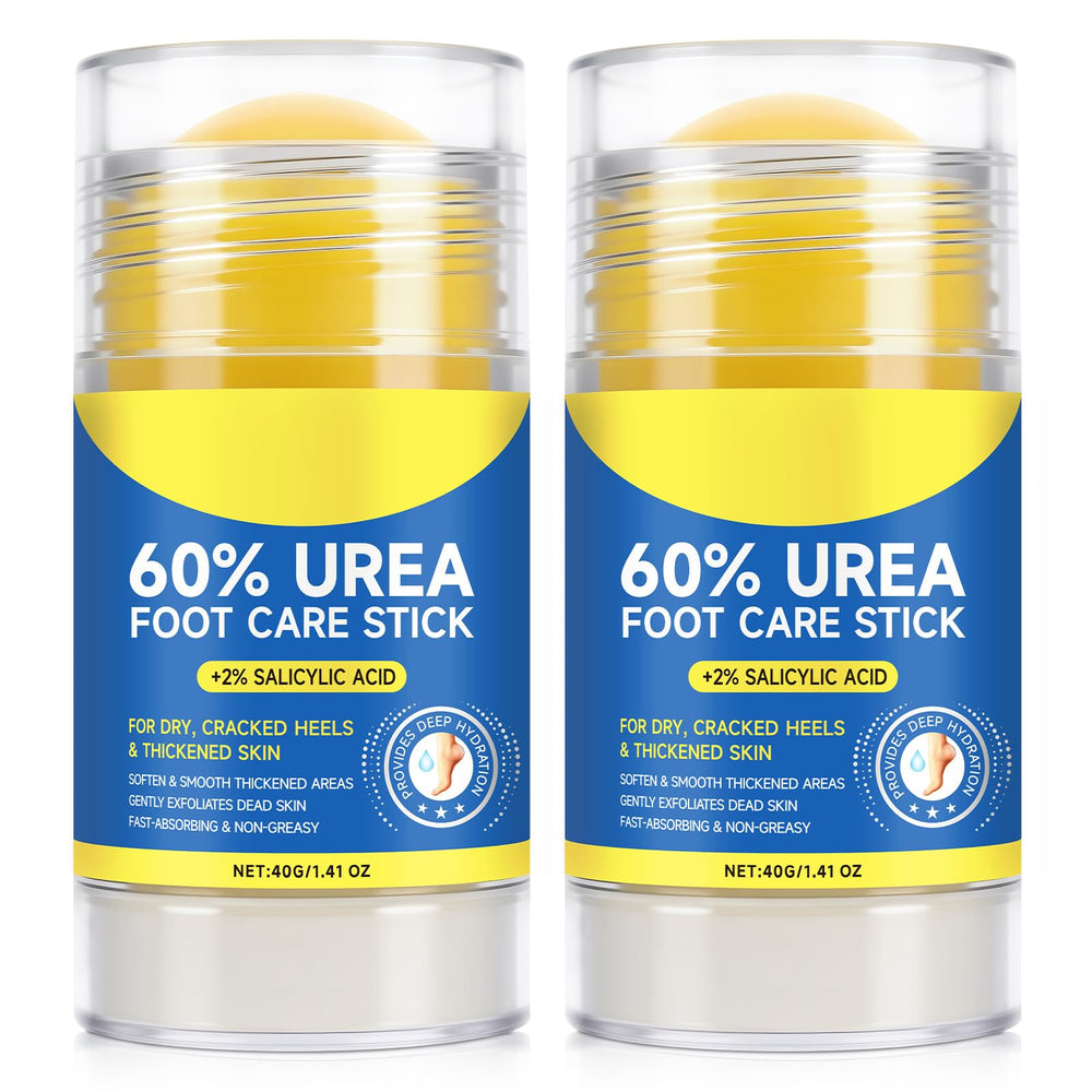 QJCWXIAOX Urea Foot Care Stick packaging shows portable, mess-free hydration.