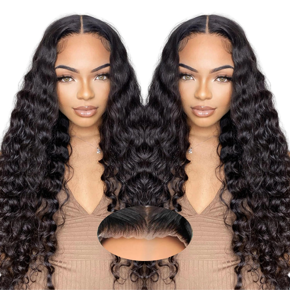 Qokyku glueless wig with 5x5 lace closure for quick daily wear