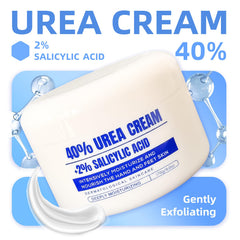 QQWIAX 40% Urea Cream application shows quick absorption