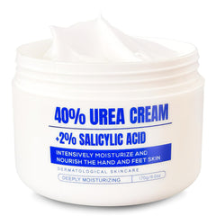 QQWIAX 40% Urea Cream bottle highlighting deep hydration for dry skin