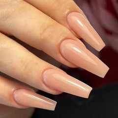 Qsnidy Ballerina full-cover nails in 12 sizes for a natural fit