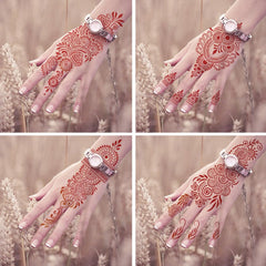 QSTOHENA PVC henna stencil material offers durable templates