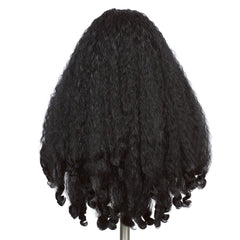 Quantum Love Yaki Curly Wig clip-in style saves time for quick transformations.