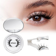 QUEWEL magnetic eyelashes kit for quick, glue-free wear.