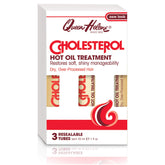 Queen Helene Cholesterol Hot Oil Treatment bottle showing deep hair nourishment.