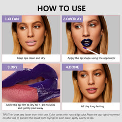 QueenDairy color swatches reveal six versatile shades for all skin tones.
