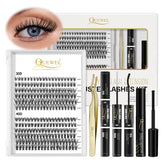 QUEWEL lash clusters kit 240pcs for versatile at-home lash styling