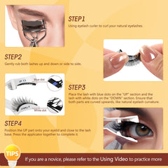 QUEWEL magnetic applicator for precise lash placement and comfortable wear.