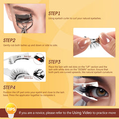 QUEWEL magnetic eyelash applicator for precise placement