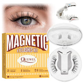Quewel magnetic eyelashes with applicator for comfortable wear