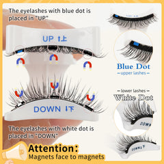 QUEWEL applicator demonstrates glue-free, precise lash placement