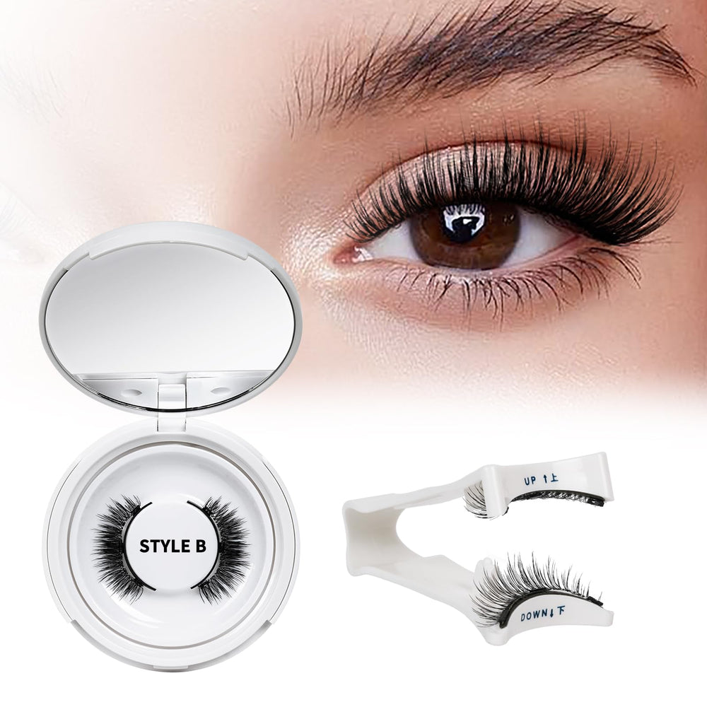 QUEWEL magnetic eyelashes kit pair for glue-free, quick application.