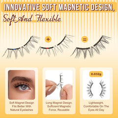 Quewel newbie-friendly lashes with step-by-step guide simplifies application