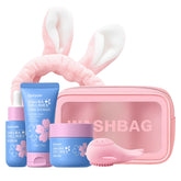 QUIYUM Sakura Collagen Cleanser bottle for deep cleansing and hydration