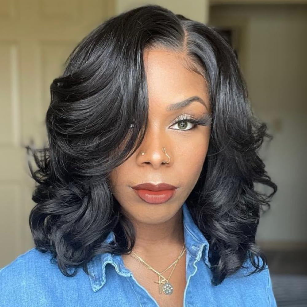 Quickwig short body wave wig with natural-looking texture for daily wear