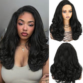 Quickwig Yaki Curly Half Wig glueless headband for quick wear.