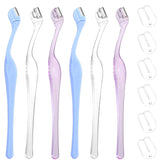 Quilax 6pcs mini eyebrow razors set for precise facial shaping and easy handling.