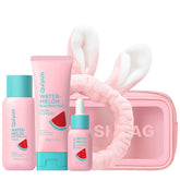 QUIYUM Watermelon Serum bottle shows hydrating, lightweight daily-use formula.