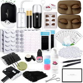 QUKLOGEN lash extension kit face model for practice with realistic contours