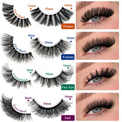 QUNETY Lashes Wispy Faux Mink 02—soft, natural fullness for subtle elegance.