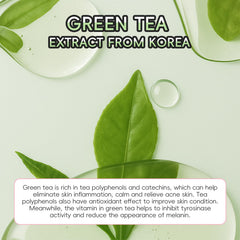 QUIYUM Green Tea Cleanser bottle cleanses pores and refreshes skin