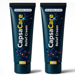 QUZOYU Capsacare cream bottle with bergamot scent and fast absorption
